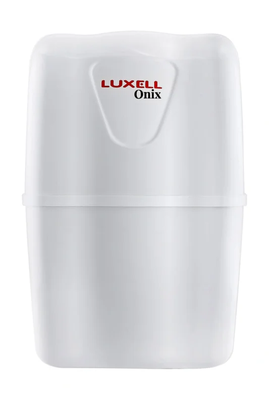 Luxell Onix LXS-P1 pompalı su arıtma cihazı ön görünümü beyaz kasa tasarım