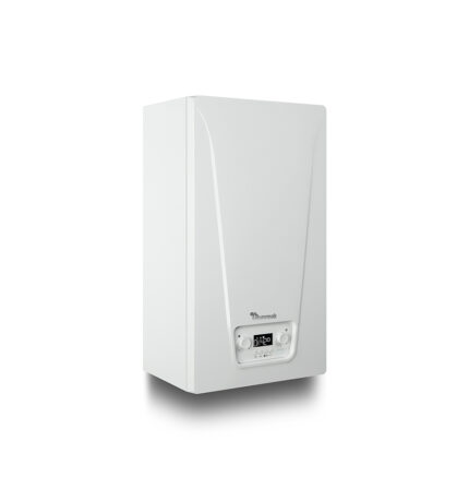 Baymak Lunatec Premix 35 kW tam yoğuşmalı kombi beyaz şık tasarımı